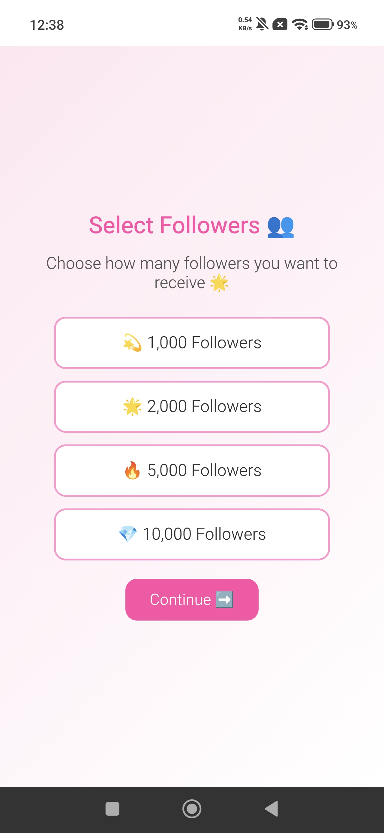 Free Followers screenshot